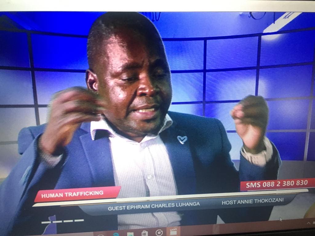 Founder Ephraim Luhanga on national television